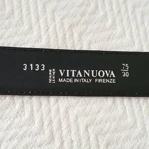 Vitanuova | Accessories | Vitanuova Beige Leather Italian  display picture 3